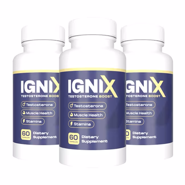 IGNIX natürliches Testosteron-Boosting und Energieergänzung für Männer