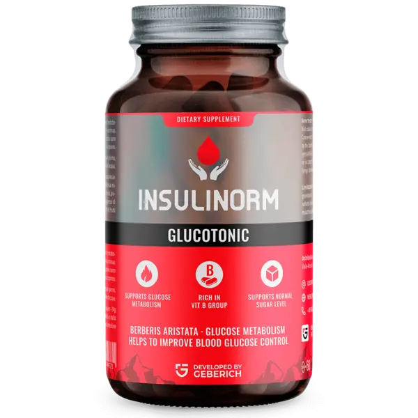 Suplemento Insulinorm para controlar el azúcar en sangre