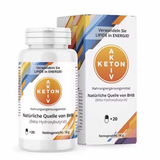 Keton Aktiv Nahrungsergänzungsmittel natürliche BHB Quelle zur Energieunterstützung